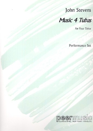 Music 4 Tubas for 4 tubas score and parts