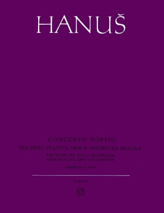 Concerto Doppio op. 59 fr Oboe (Flte), Harfe und Orchester Klavierauszug mit Solostimmen