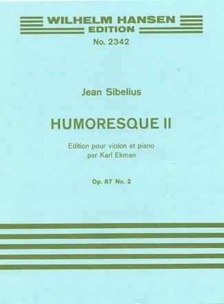 Humoreske Nr.2 op.87,2 fr Violine und Klavier