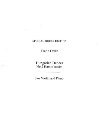 Hamis babam op.30,2 fr Violine und Klavier