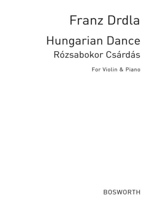 Rozsabokor Csardas op.30,7 for violin and piano Verlagskopie