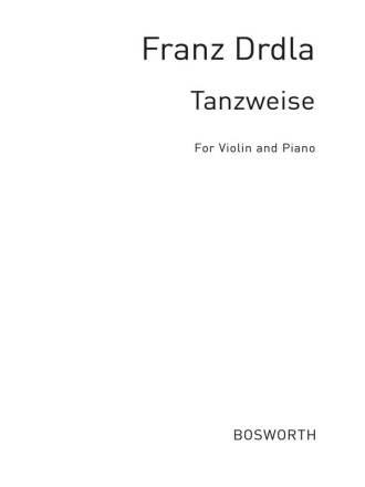 Tanzweise op.96 for violin and piano verlagskopie