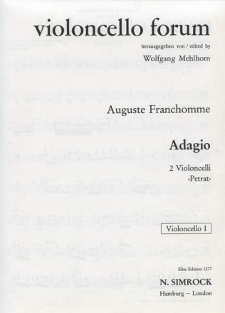 Adagio fr 2 Violoncelli Stimmen