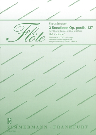 Sonatine D-Dur D384 op.posth.137,1 fr Flte und Klavier