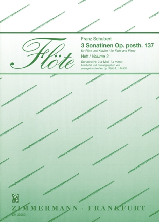 Sonatine a-Moll D385 oppost.137,2 fr Flte und Klavier