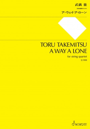 A WAY A LONE FOR STRING QUARTET PARTS
