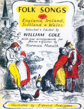 Folk Songs of England, Ireland, Scotland and Wales for piano/vocal/guitar Songbook