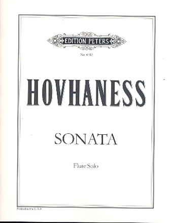 Sonata op.118 for flute solo