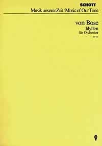 Idyllen (1982/83) fr Orchester Partitur