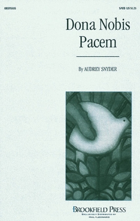 Dona nobis pacem for mixed chorus and piano,  score