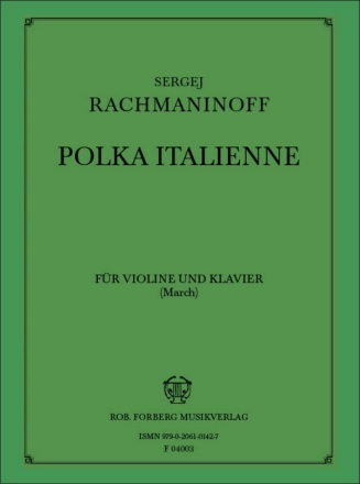 Polka italienne fr Violine und Klavier