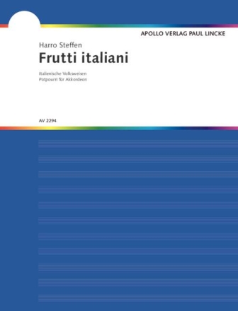 Frutti italiani - Potpourri fr Akkordeon SEIFERT, WERNER, BEARB.