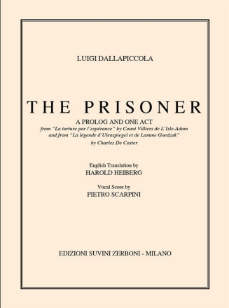 The Prisoner  vocal score (it/en)