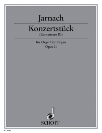 Konzertstck op. 21 (Romancero 3) fr Orgel