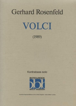 Volci (1989) fr Kontraba solo