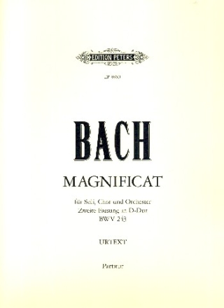 Magnificat D-Dur BWV243 fr Soli, Chor und Orchester Partitur