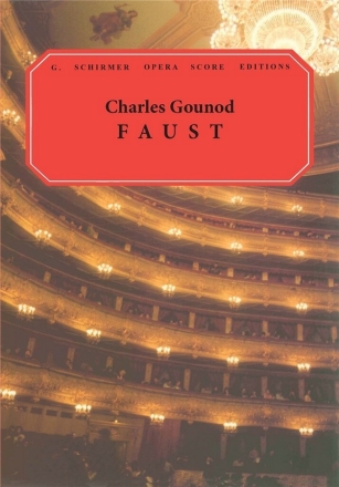 Faust opera in 4 acts,  vocal score (en/frz)