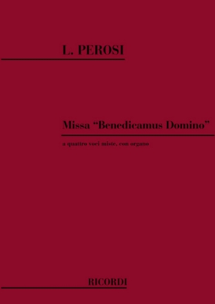 Missa benedicamus domino fr gem Chor und Orgel Partitur
