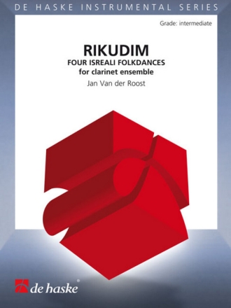 Rikudim 4 israeli folkdances for clarinet choir score and parts