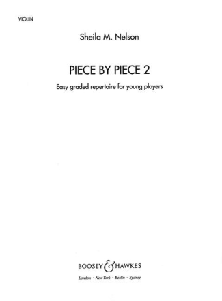 Piece by Piece Vol. 2 fr Violine und Klavier Einzelstimme