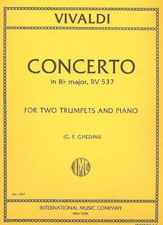 Concerto Bb major RV537 for 2 trumpets and piano