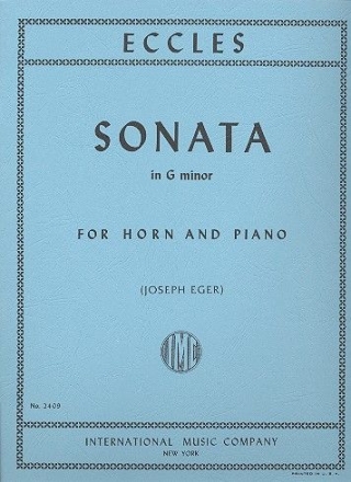 Sonata g minor for horn in F and piano