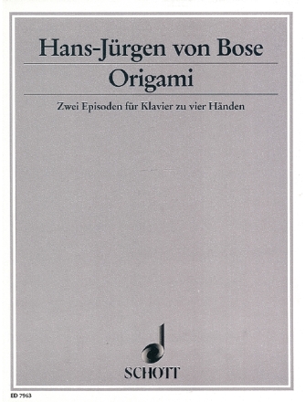 Origami fr Klavier 4-hndig