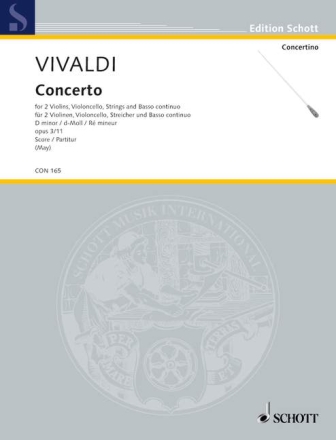 L'Estro Armonico op. 3/11 RV 565 / PV 250 für 2 Violinen, Violoncello obl., Streicher und Basso continuo Err:520