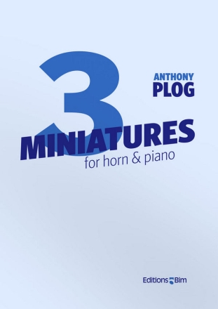 3 Miniatures  for horn in F and piano