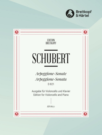 Sonate a-Moll D821 fr Arpeggione und Klavier fr Violoncello und Klavier