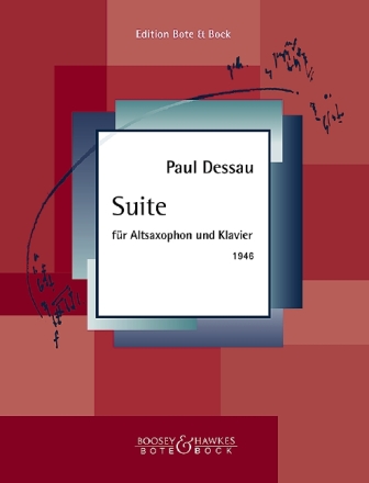 Suite fr Altsaxophon und Klavier
