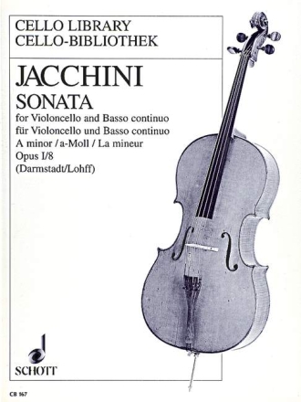 Sonate a-Moll op.1,8 für Violoncello und Bc