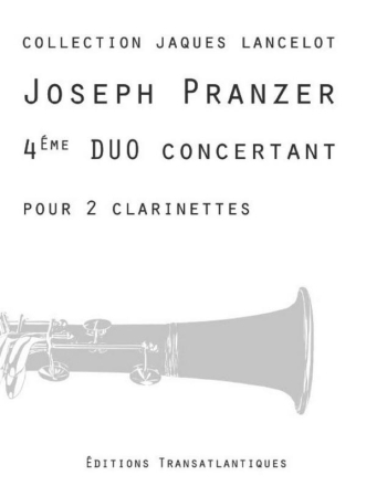 Duos concertants vol.4 pour 2 clarinettes partition