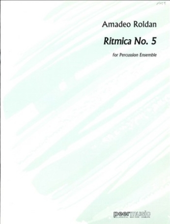 Ritmica no.5 for percussion ensemble score
