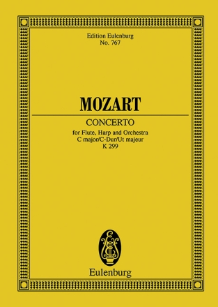 Konzert C-Dur KV299 fr Flte, Harfe und Orchester Studienpartitur