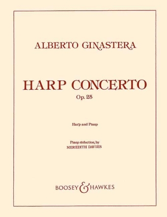 Harfenkonzert op. 25 fr Harfe und Orchester Klavierpartitur