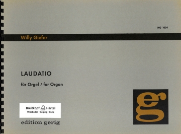 Laudatio (1972) fr Orgel