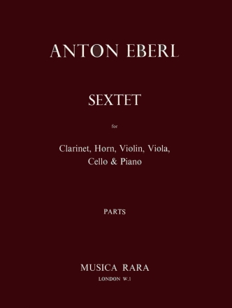 Sextett fr Klarinette, Horn, Violine, Viola, Violoncello und Klavier Stimmen