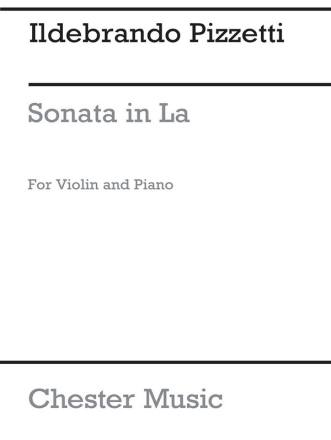 Sonata in la Major for violin and piano
