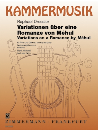 Variationen ber eine Romanze von Mehul fr Flte und Gitarre