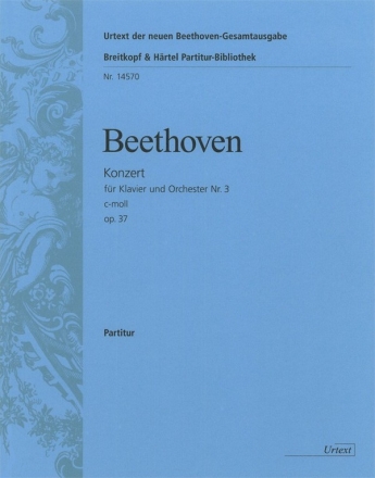 Konzert c-Moll Nr.3 op.37 fr Klavier und Orchester Dirigierpartitur