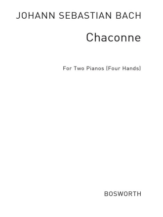 Chaconne d minor for 2 pianos 4 hands Verlagskopie