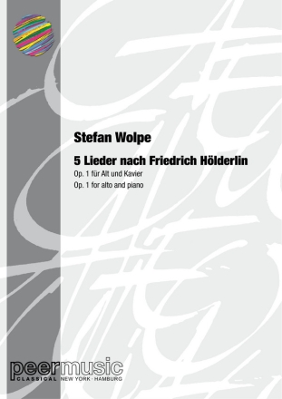 5 Lieder nach Friedrich Hlderlin op.1 fr Alt und Klavier
