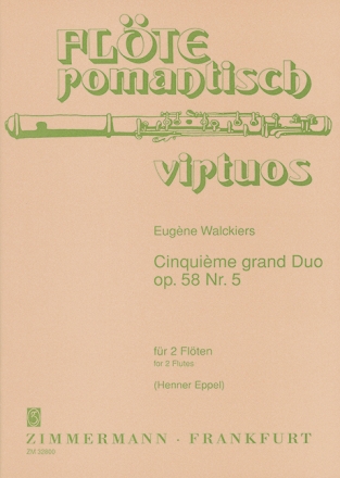 Grand Duo Nr.5 op.58,5 fr 2 Flten Partitur und Stimmen