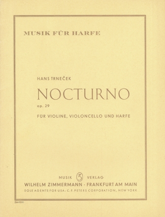 Nocturno op.29 fr Violine, Violoncello und Harfe