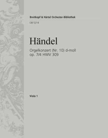 Konzert d-Moll op.7,4 HWV309 fr Orgel und Orchester Viola
