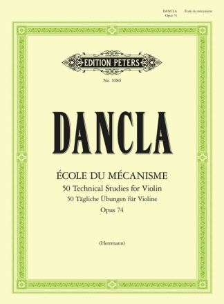 Ecole du mecanisme op.74 fr Violine