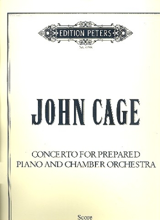 Concerto for prepared piano and chamber orchestra Score