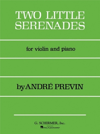 2 LITTLE SERENADES FOR VIOLIN AND PIANO
