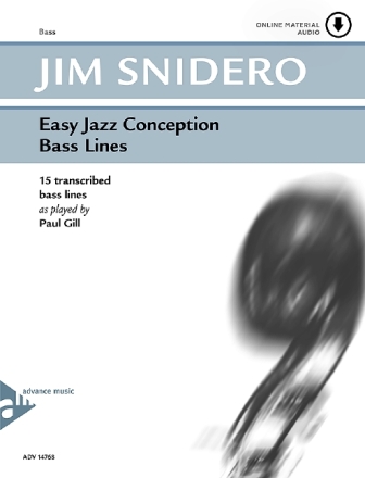 Easy Jazz Conception Bass Lines(+Online Audio) for bass